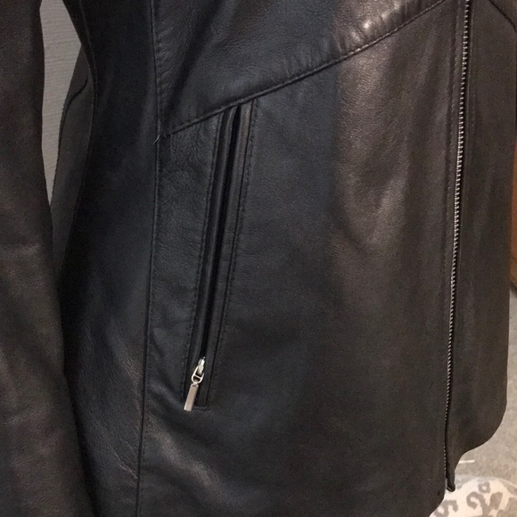 Y2K Vintage 100% Leather Jacket - Picture 3 of 6